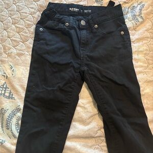 Old Navy Black Karate Slim Jeans